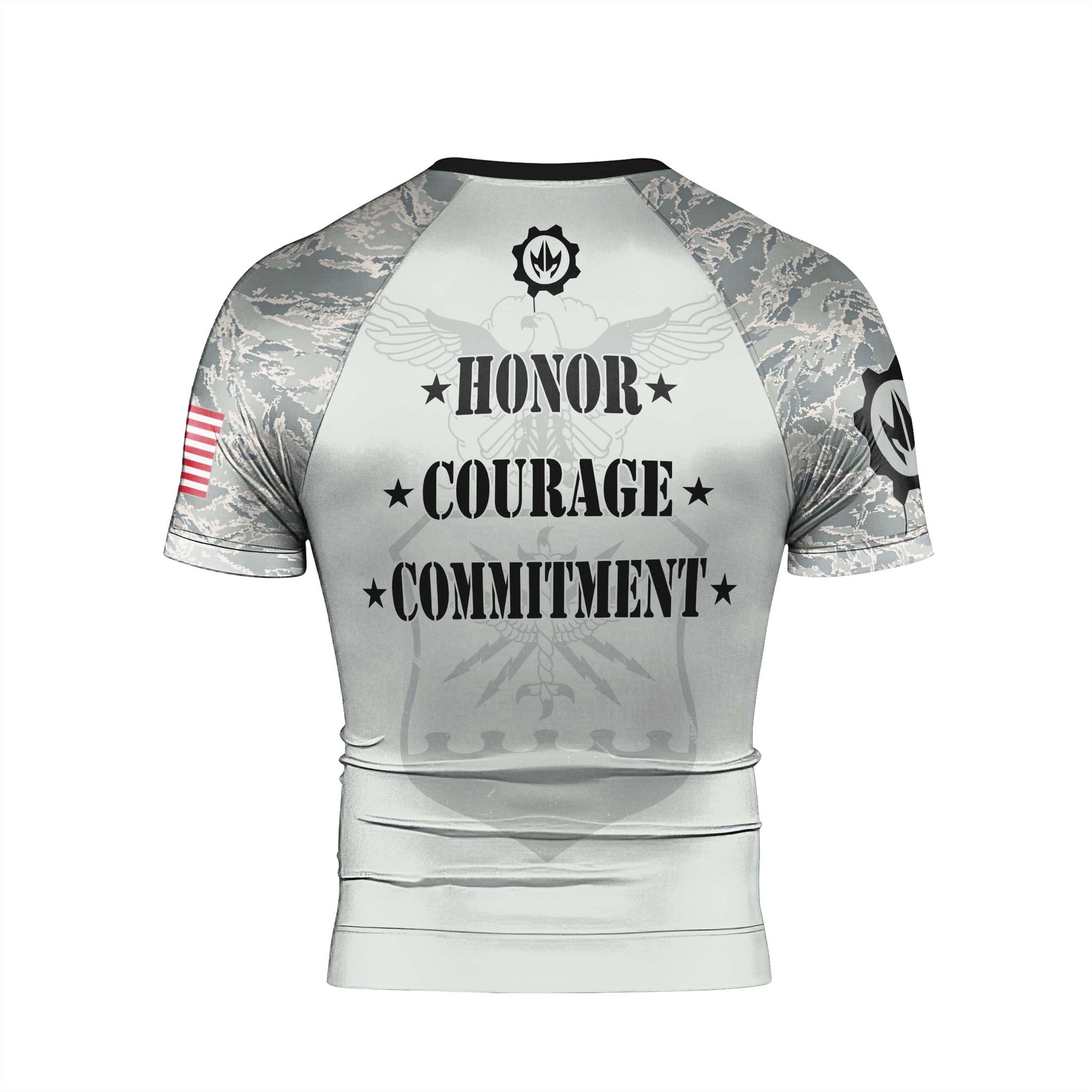 US Air Force Men's Short Sleeve Rash Guard