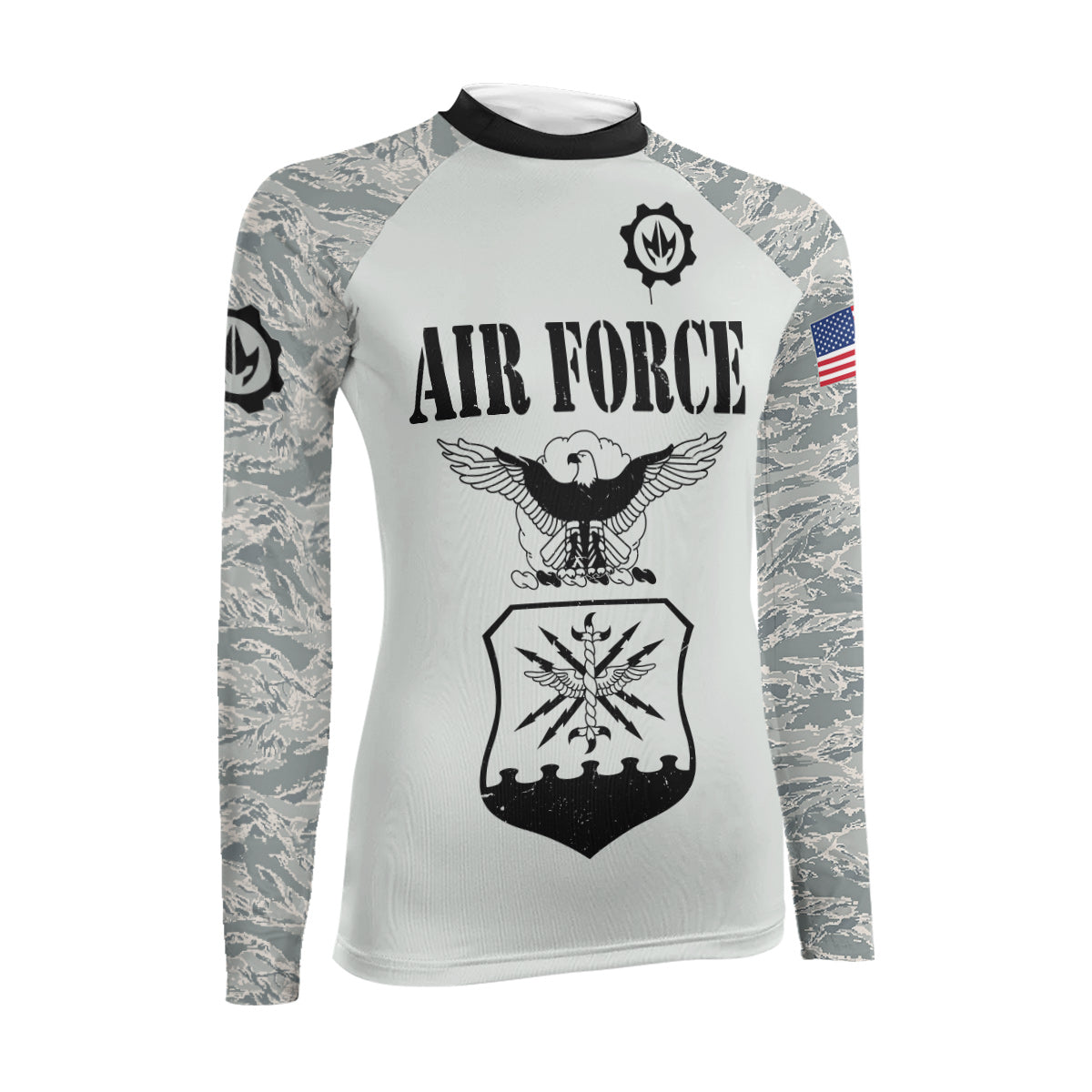 US Air Force Women's Long Sleeve Rash Guard