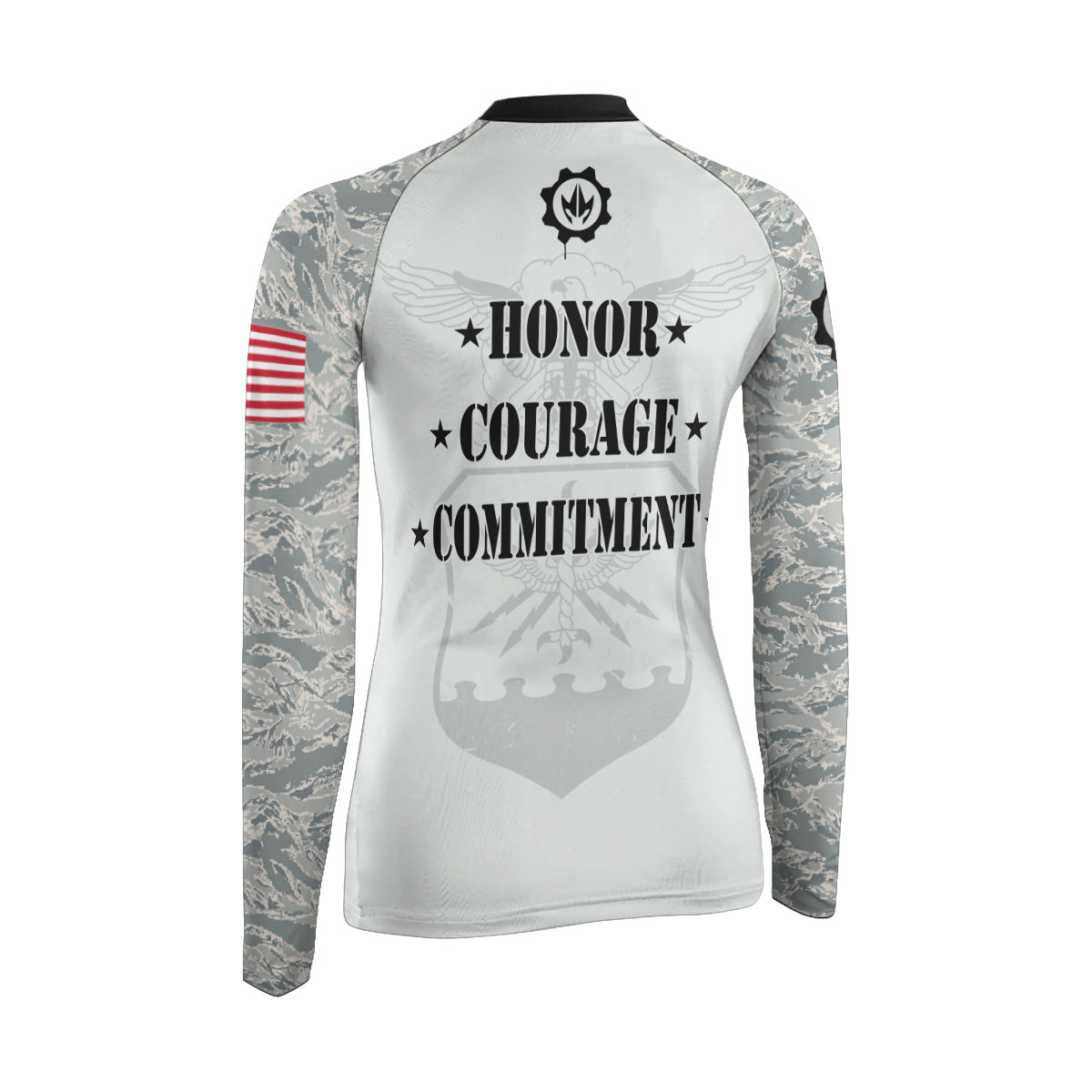 US Air Force Women's Long Sleeve Rash Guard