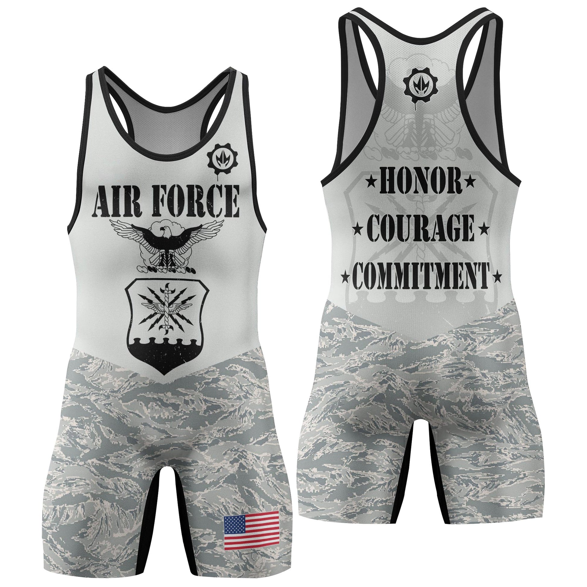 US Air Force Wrestling Singlets