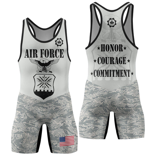 US Air Force Wrestling Singlets