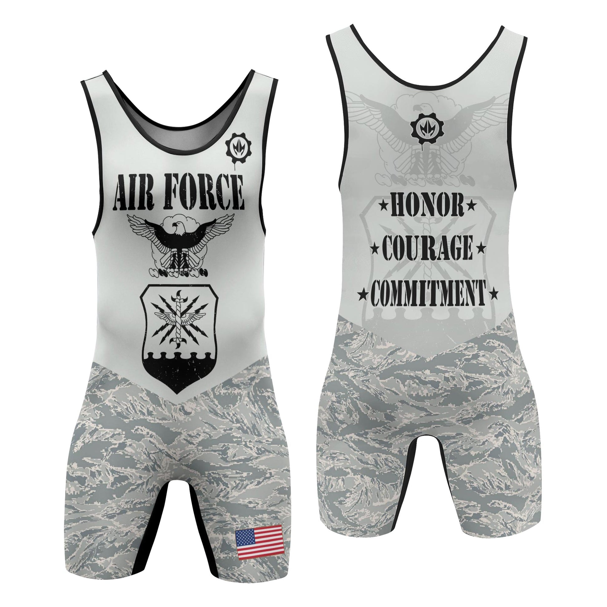 US Air Force Wrestling Singlets