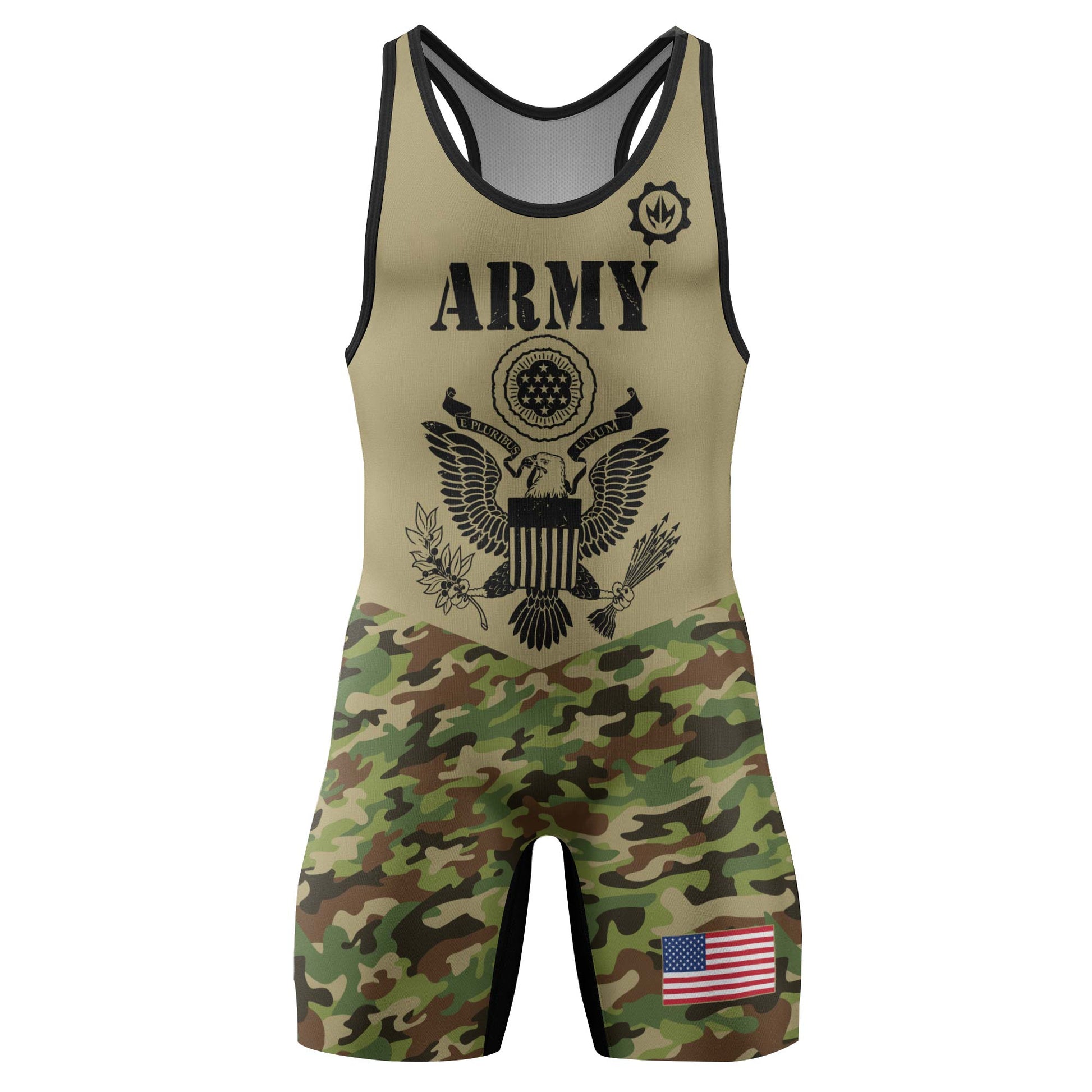 US Army Camo Wrestling Singlets