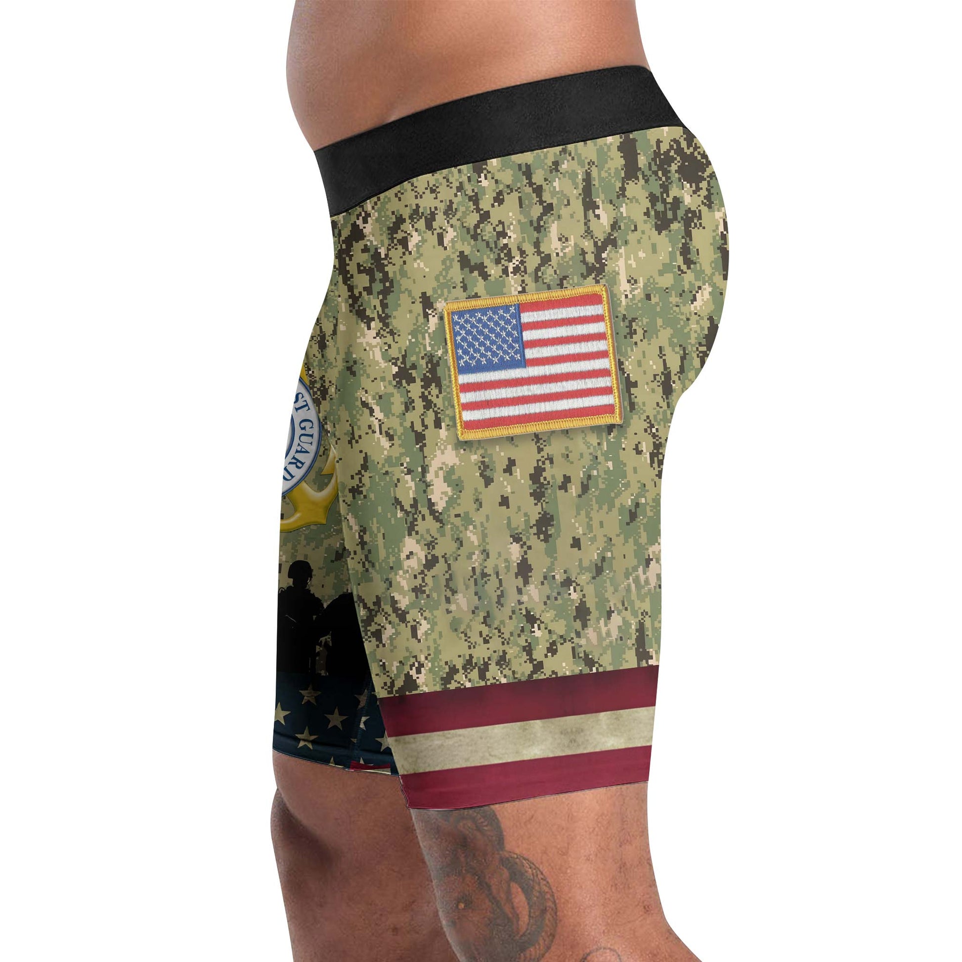 US Coast Guard Compression Shorts