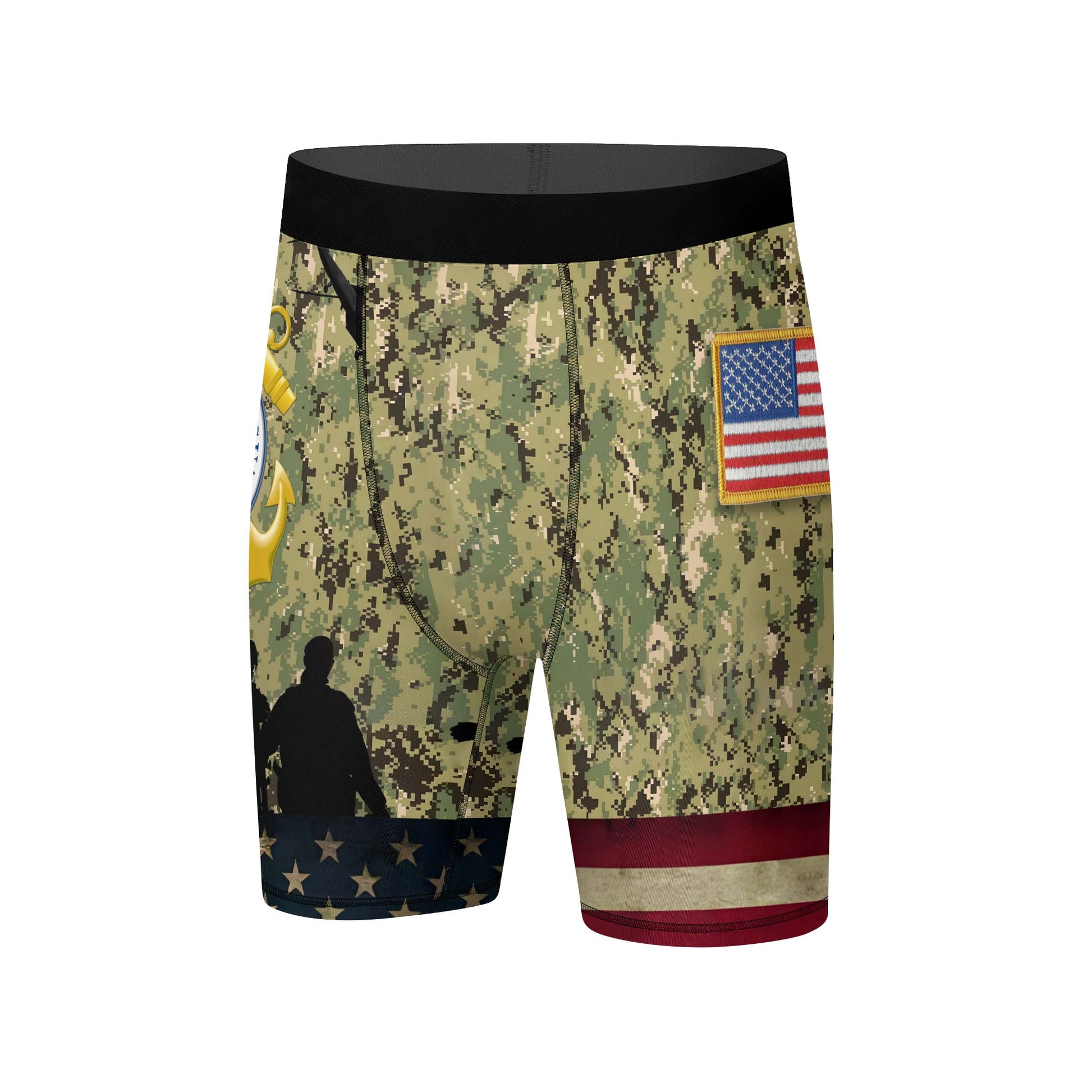 US Coast Guard Compression Shorts