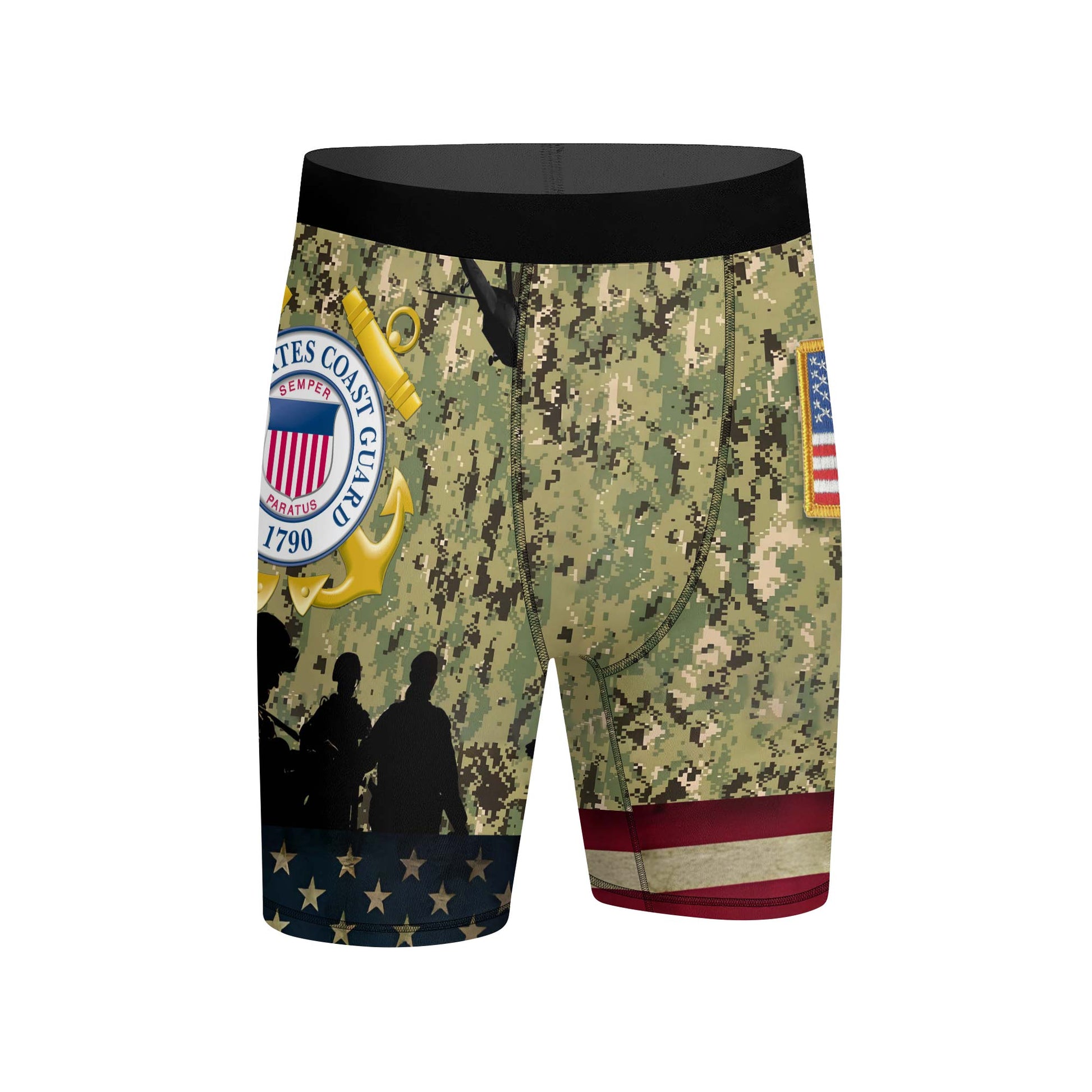 US Coast Guard Compression Shorts