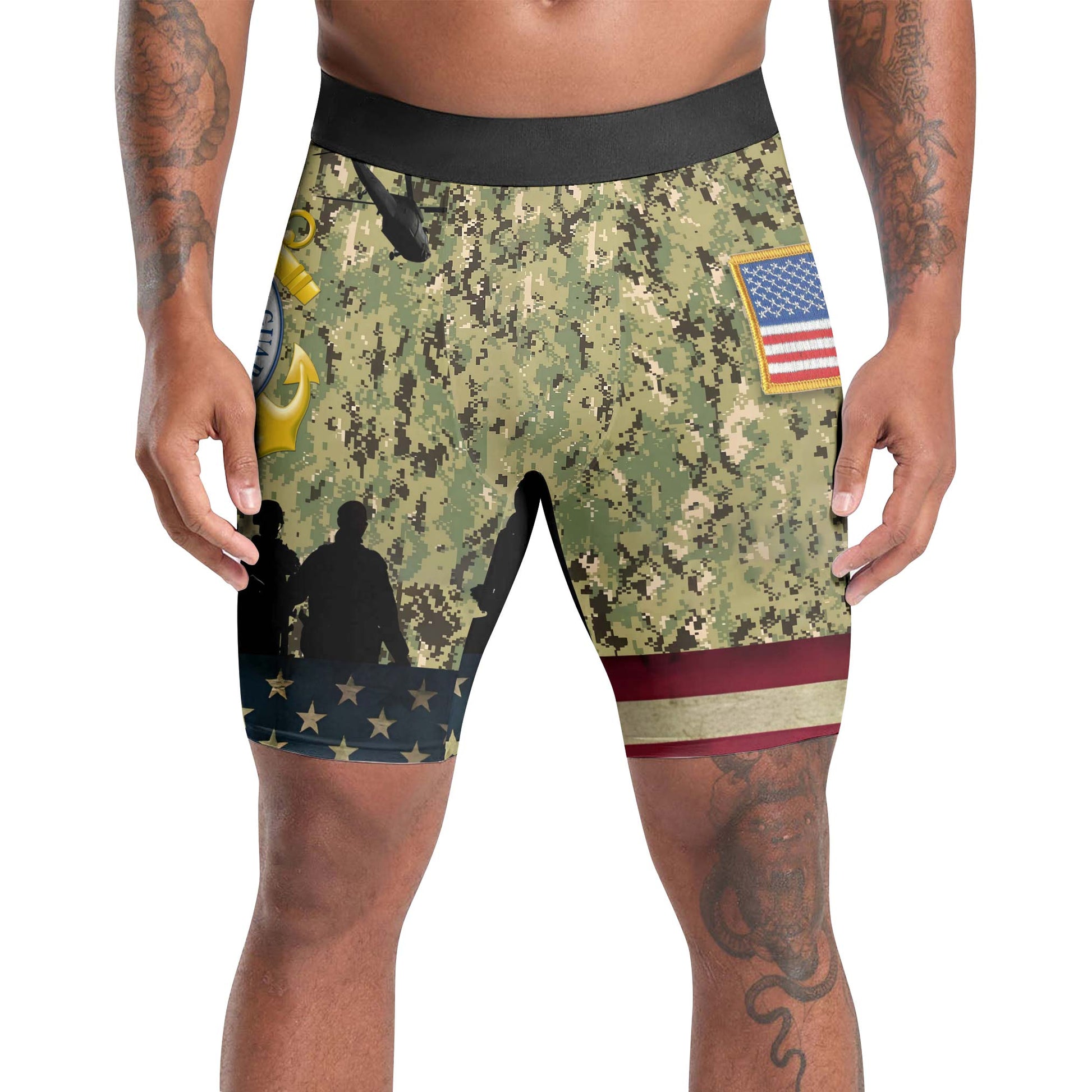 US Coast Guard Compression Shorts