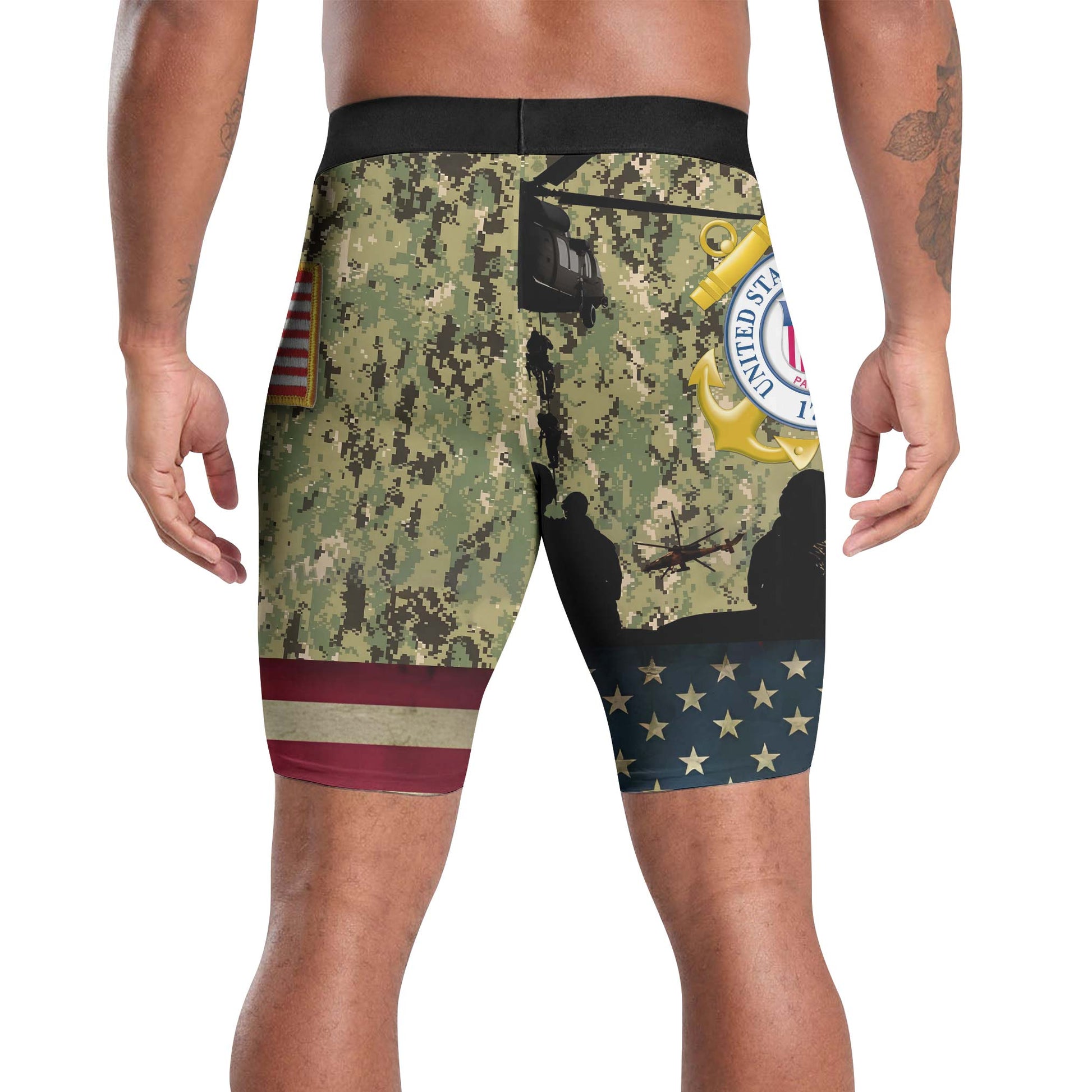 US Coast Guard Compression Shorts