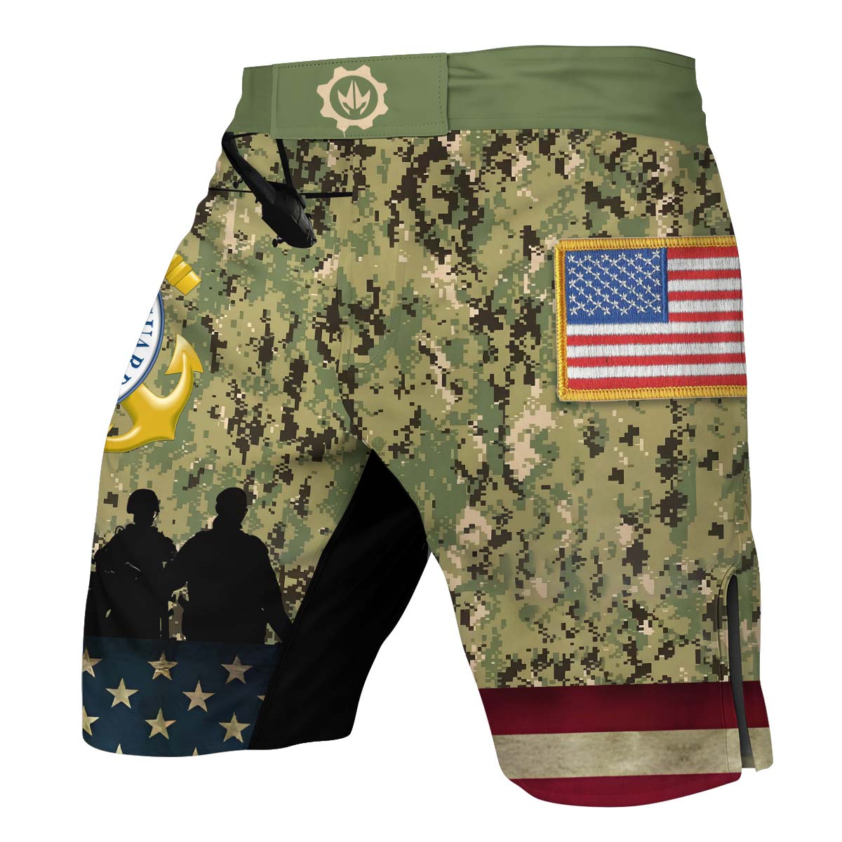 US Coast Guard Fight Shorts