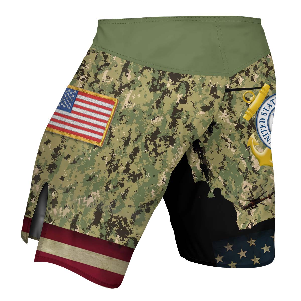 US Coast Guard Fight Shorts