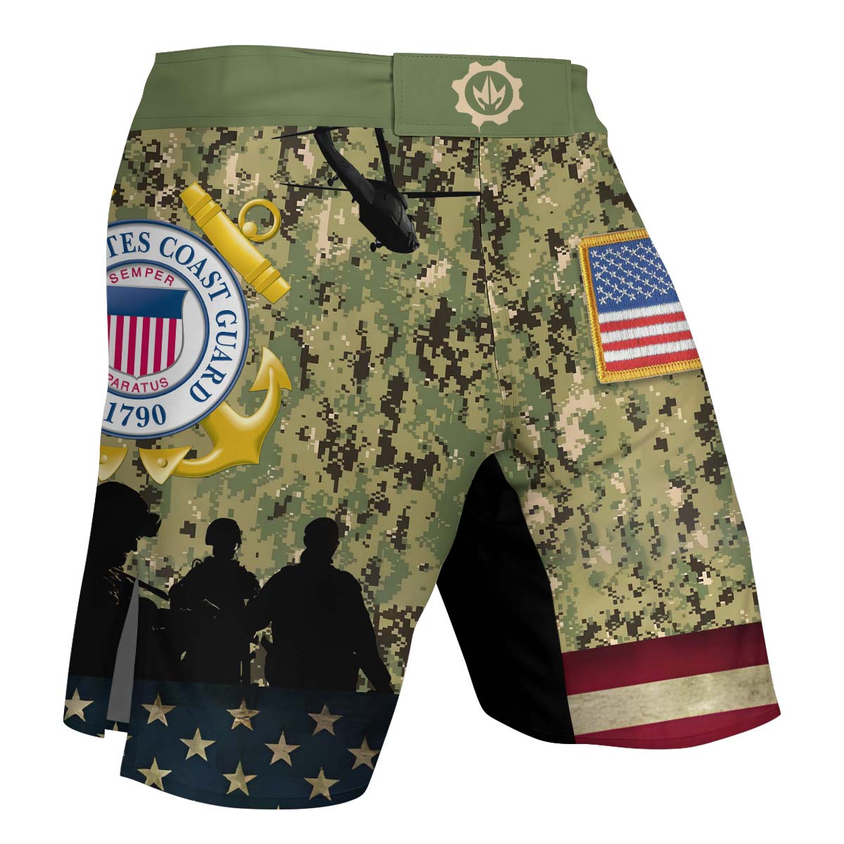 US Coast Guard Fight Shorts