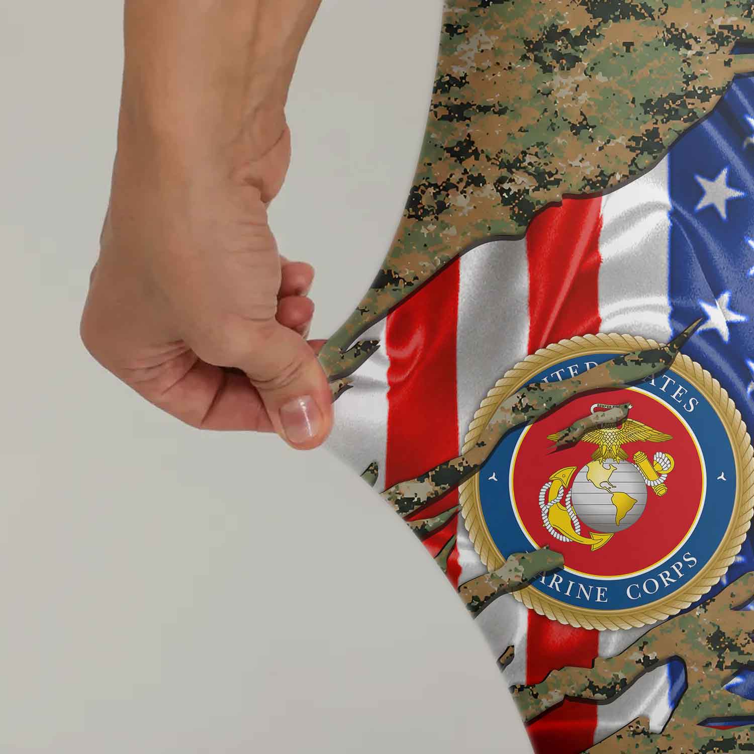 US Marine American Flag Camo Leggings