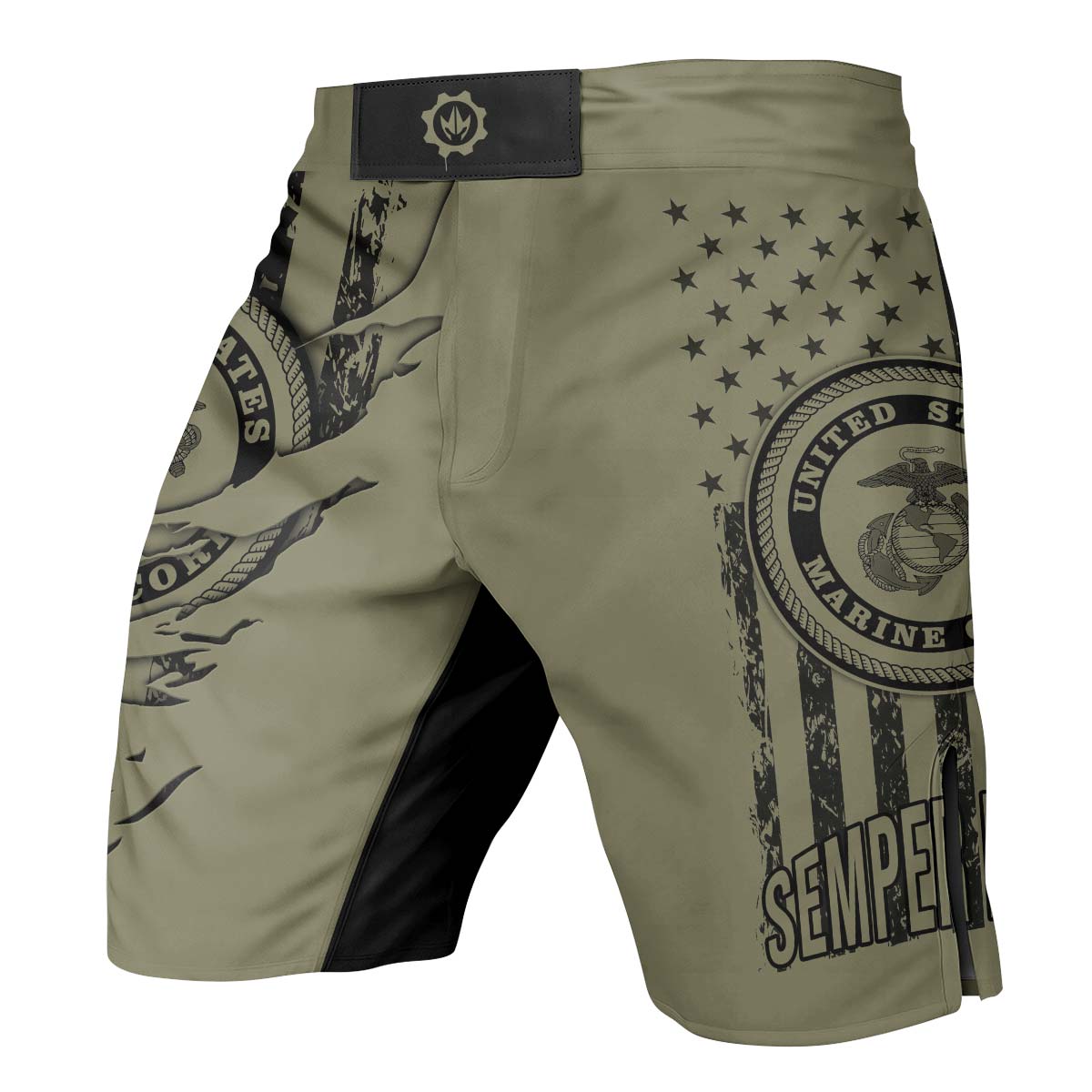 US Marine Semper Fidelis Fight Shorts