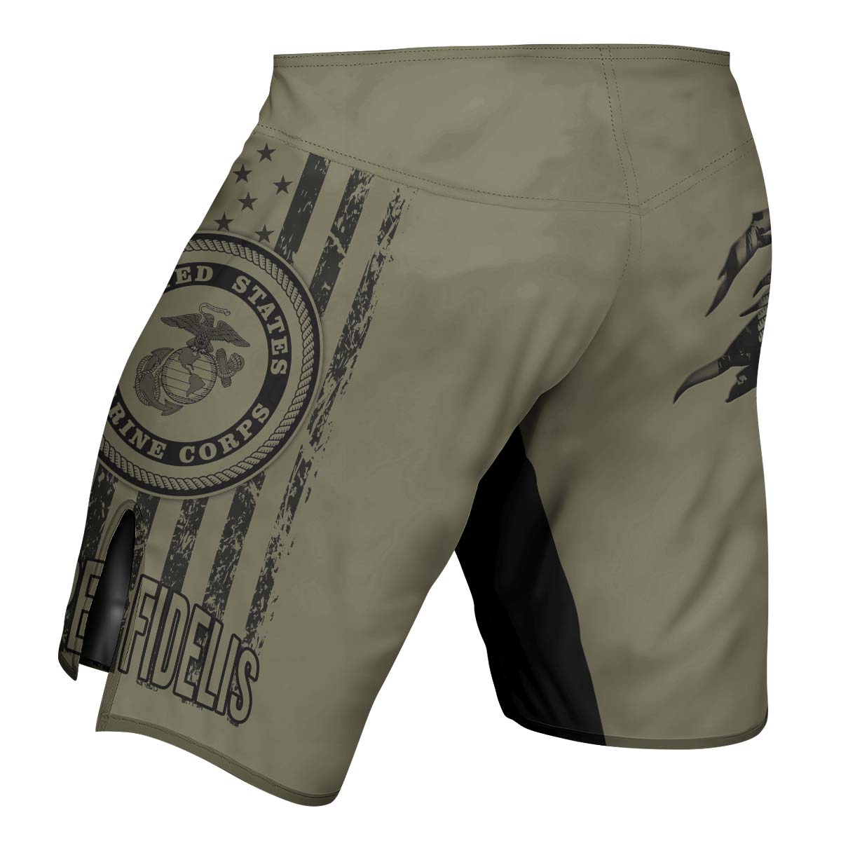 US Marine Semper Fidelis Fight Shorts