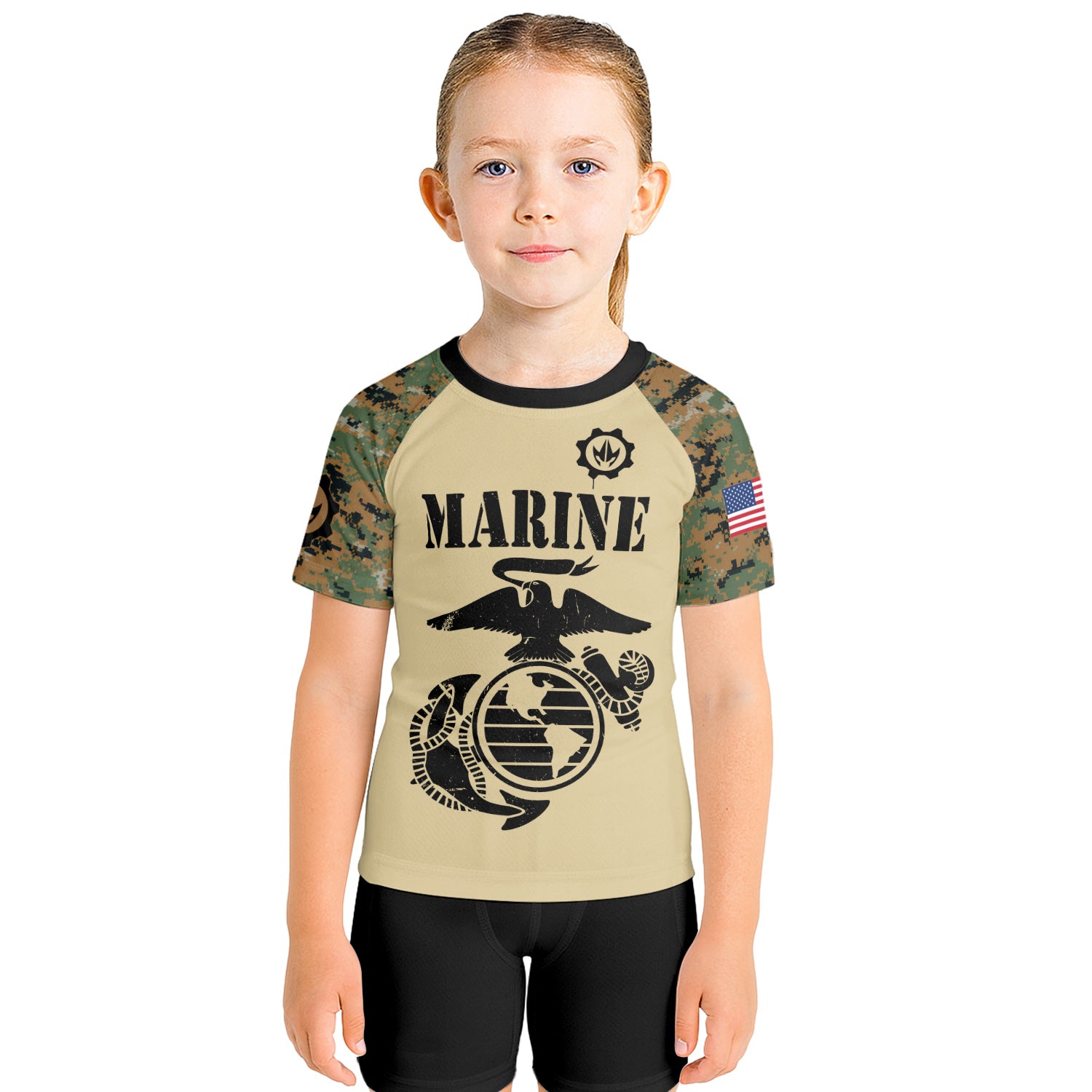 US Marine Kids Rash Guard