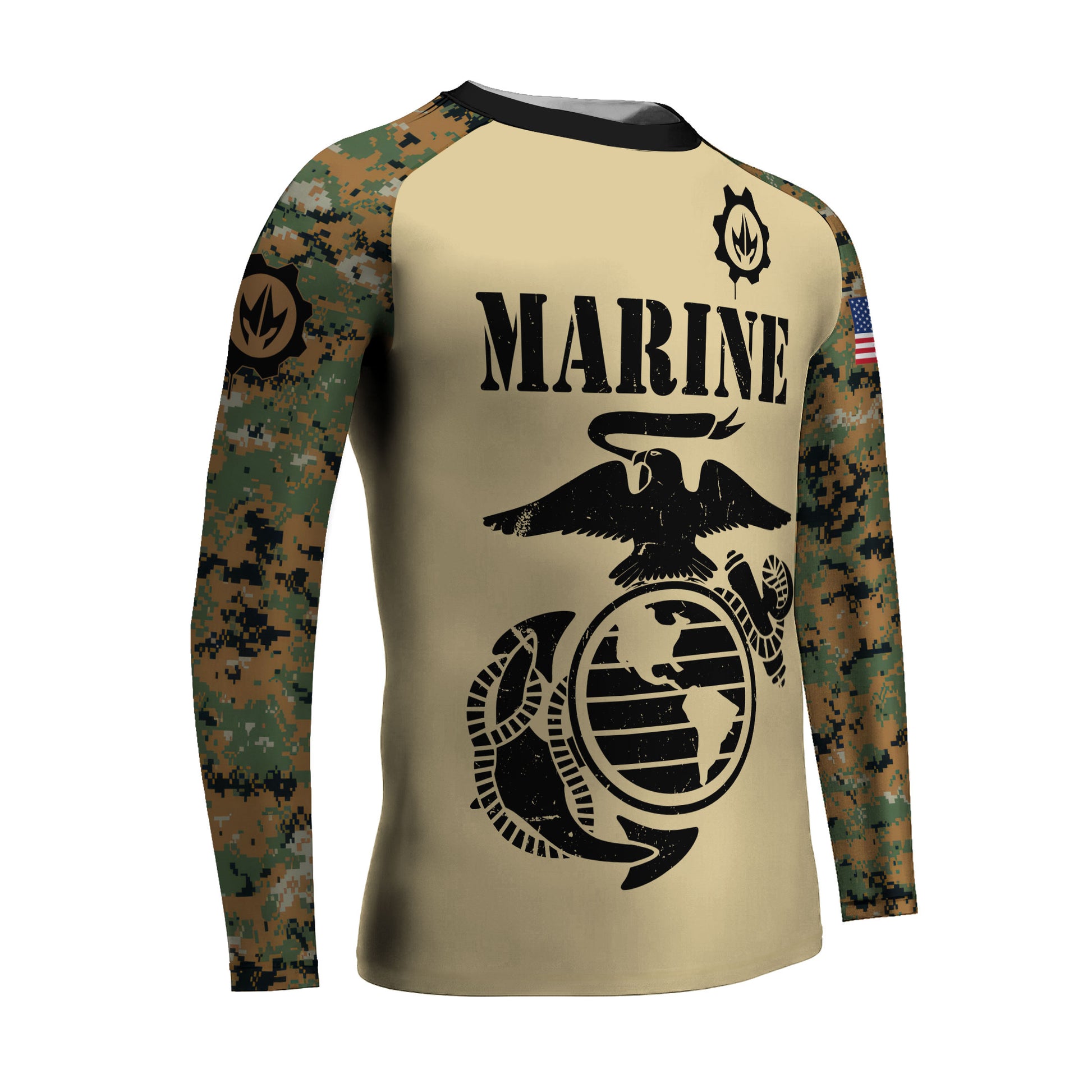 US Marine Kids Rash Guard