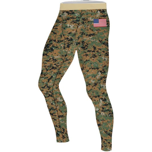 US Marine Men's Compression Leggings