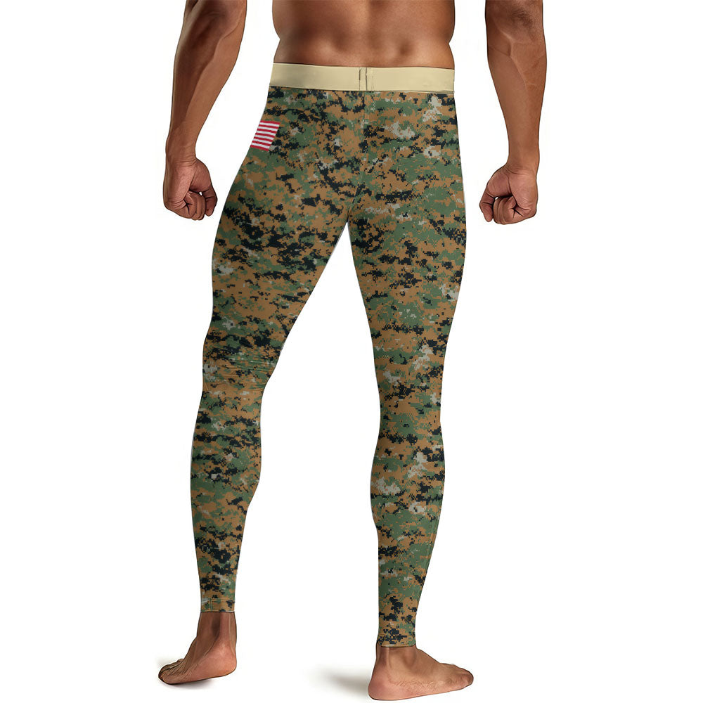 US Marine Men's Compression Leggings