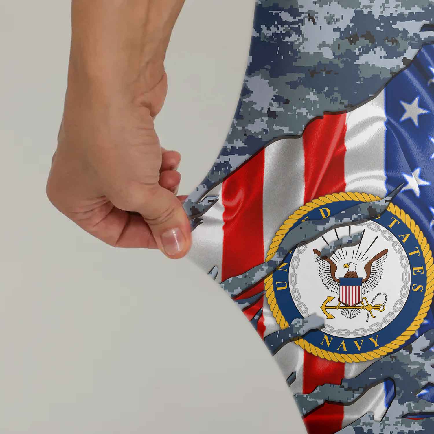 US Navy American Flag Camo Leggings