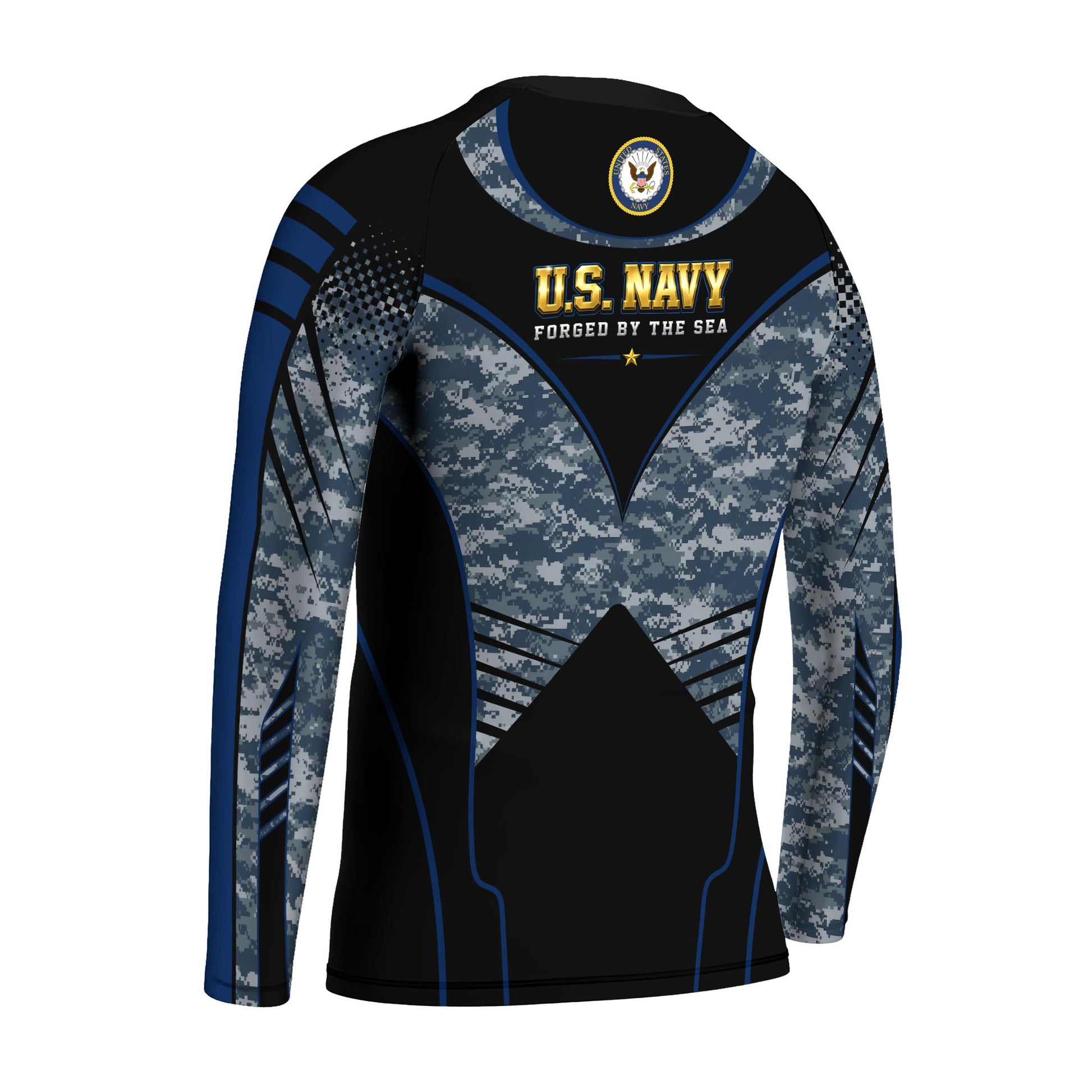 US Navy Forged By The Sea Kids Rash Guard
