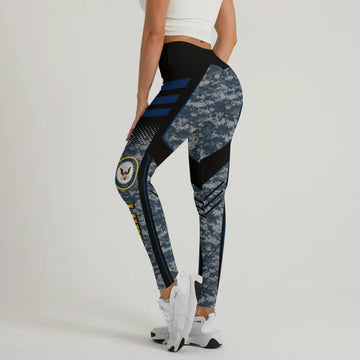 US Navy Forged By The Sea Leggings