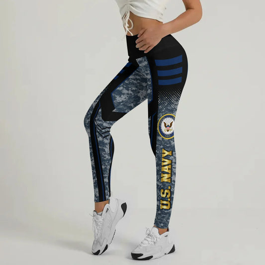 US Navy Forged By The Sea Leggings