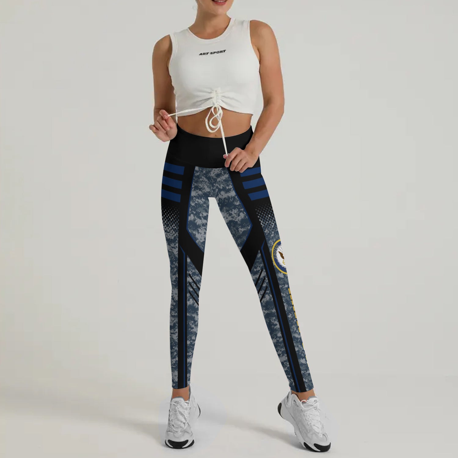 US Navy Forged By The Sea Leggings