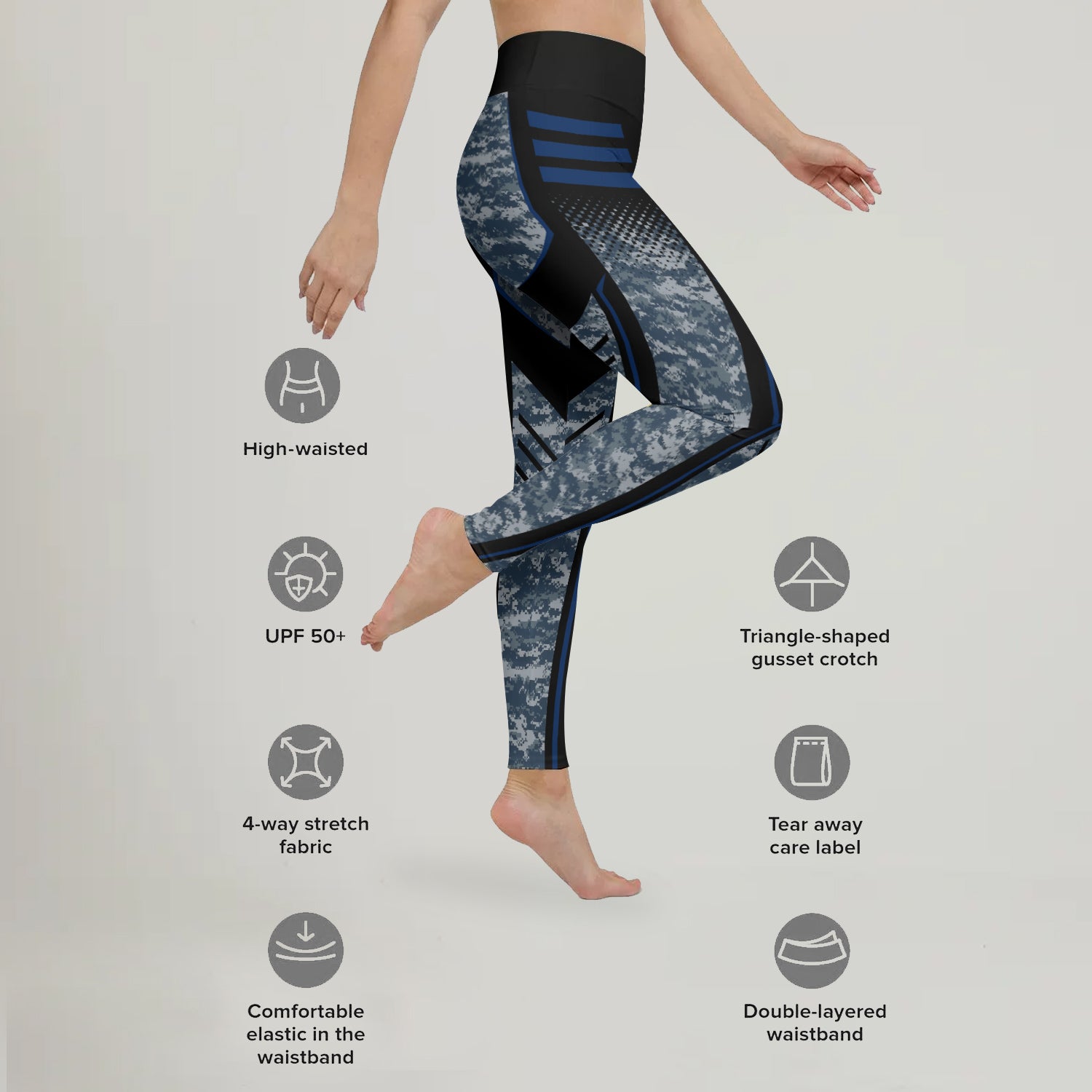 US Navy Forged By The Sea Leggings