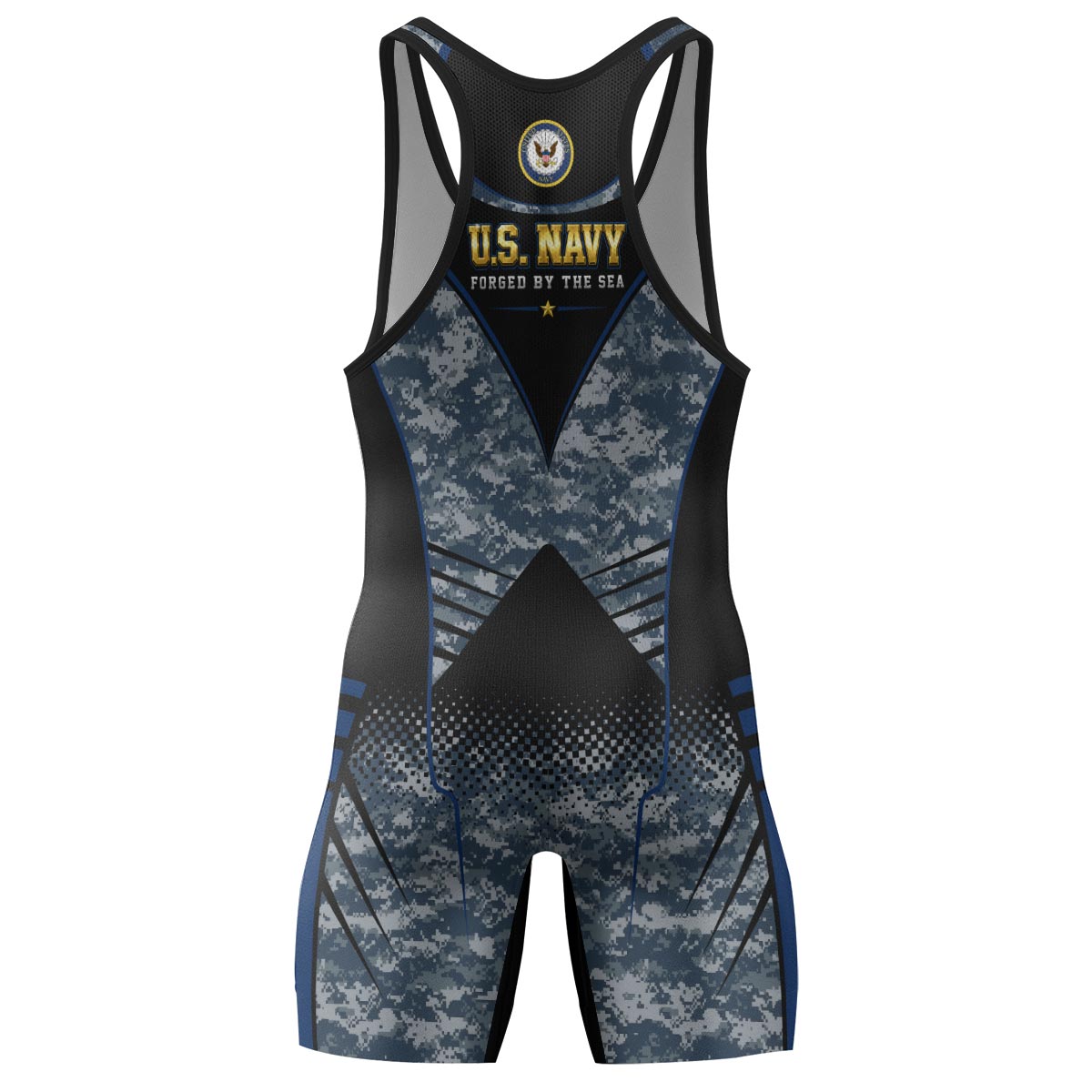US Navy Forged By The Sea Wrestling Singlets
