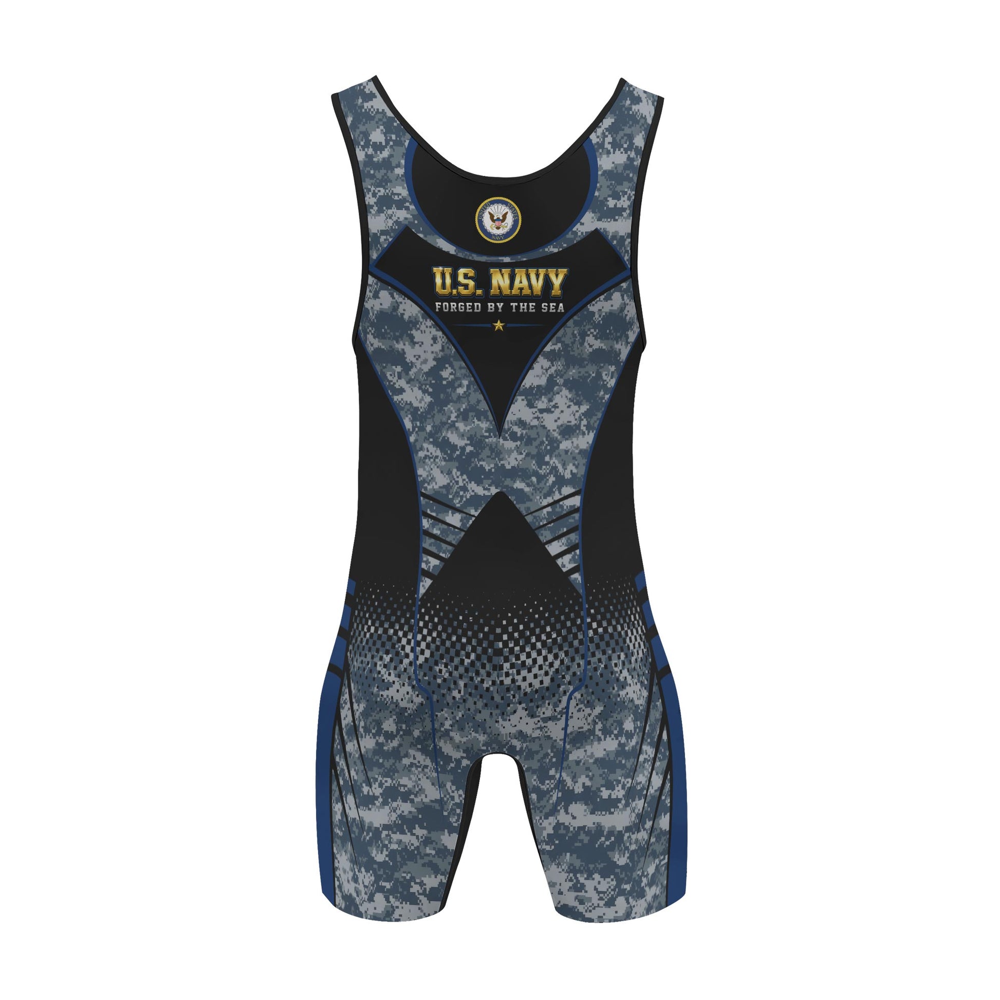 US Navy Forged By The Sea Wrestling Singlets