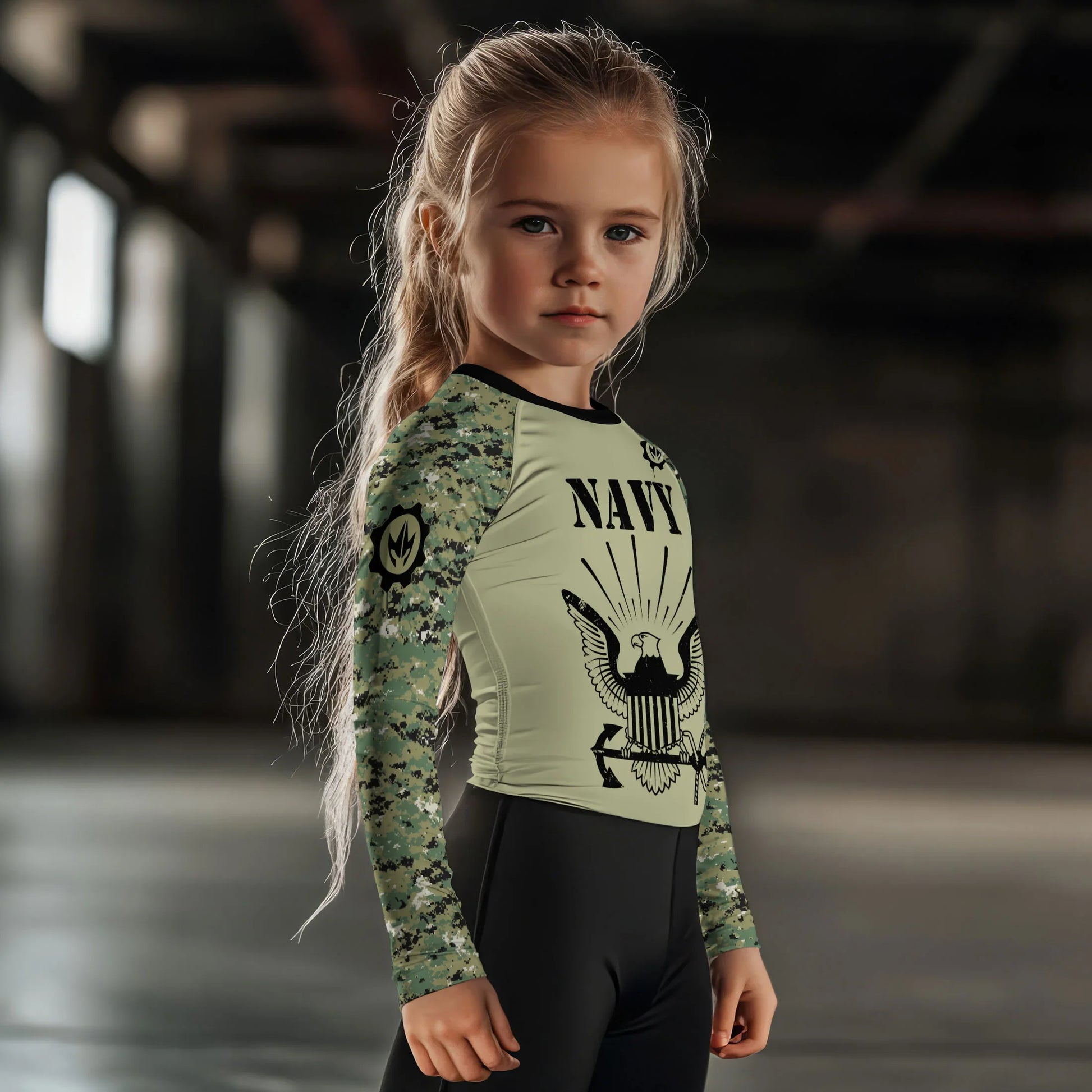 US Navy Kids Rash Guard