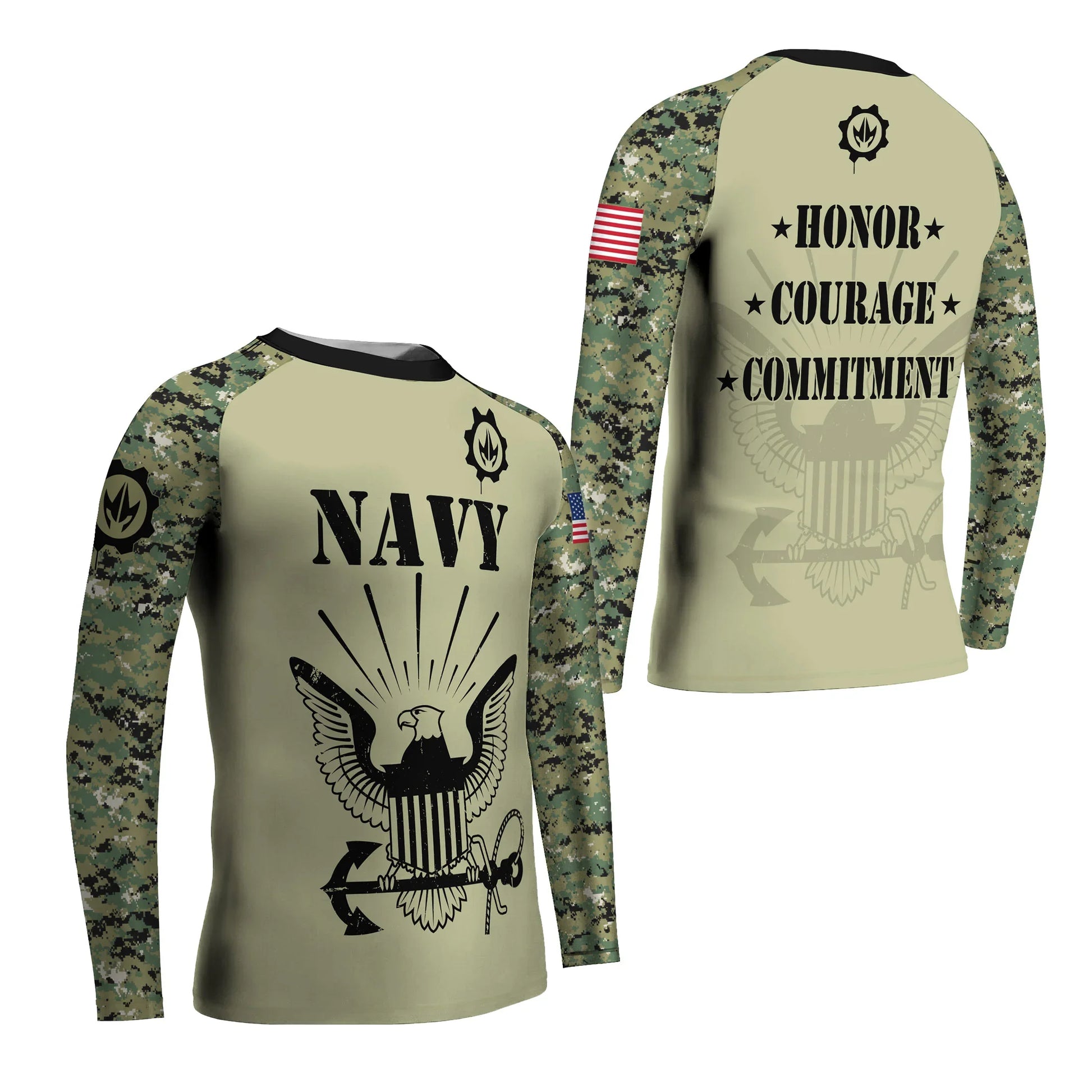 US Navy Kids Rash Guard