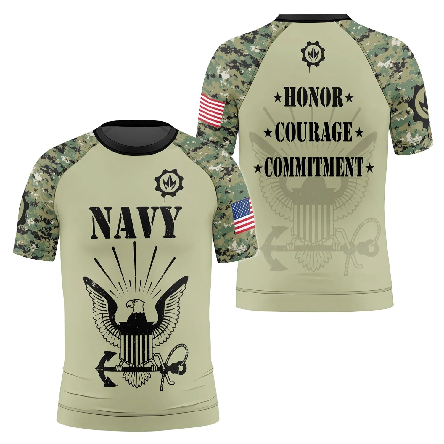 US Navy Kids Rash Guard