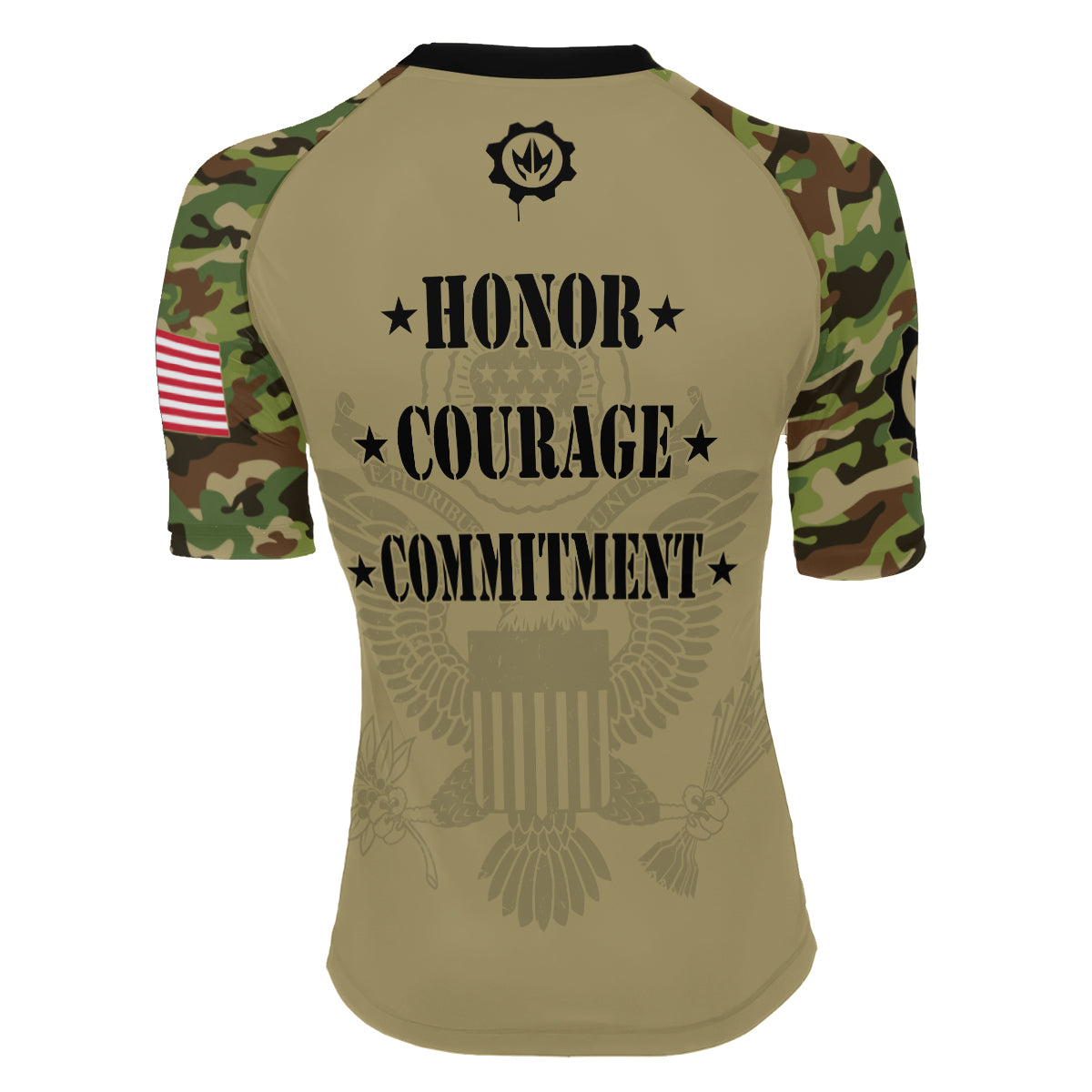 US Navy Women's Short Sleeve Rash Guard