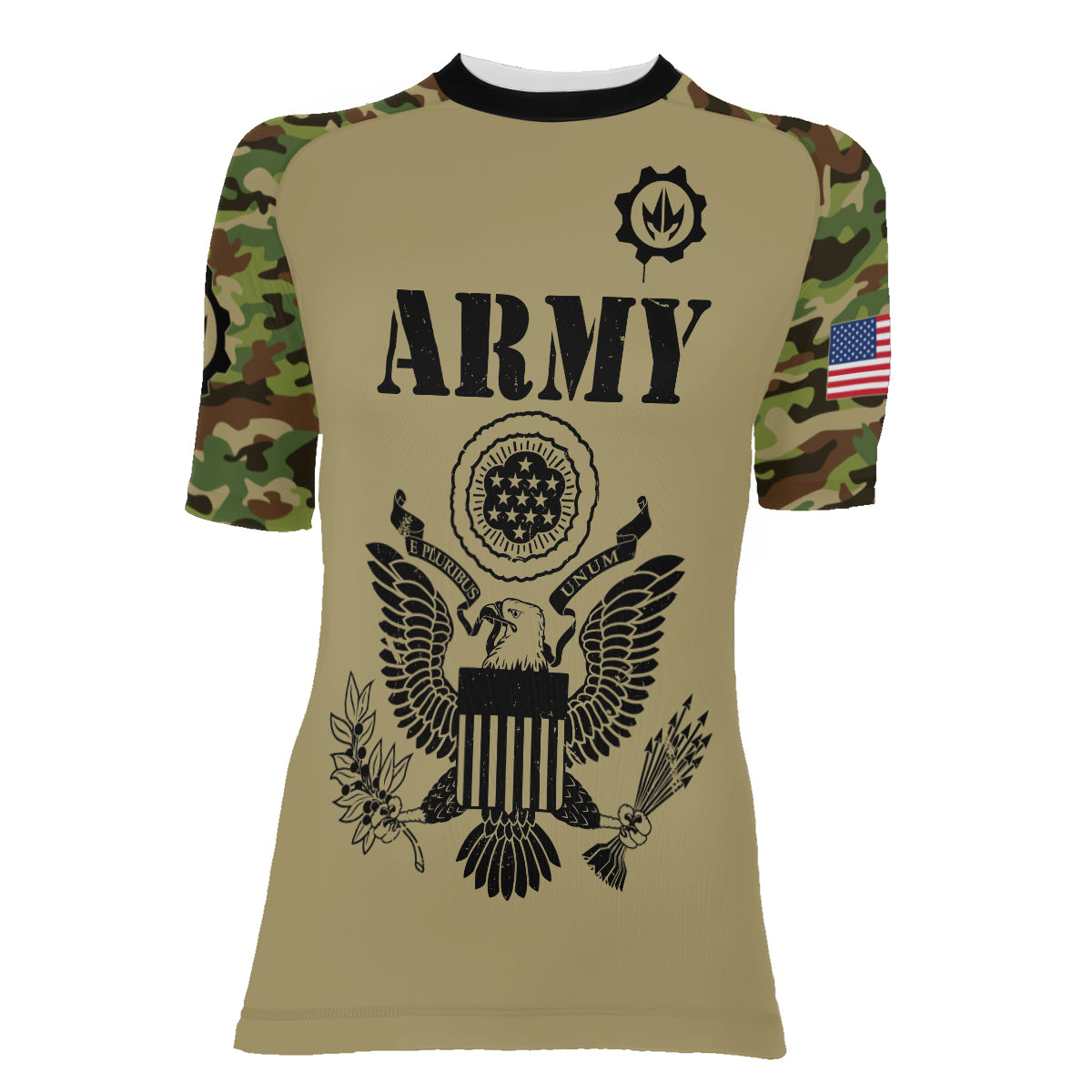 US Navy Women's Short Sleeve Rash Guard