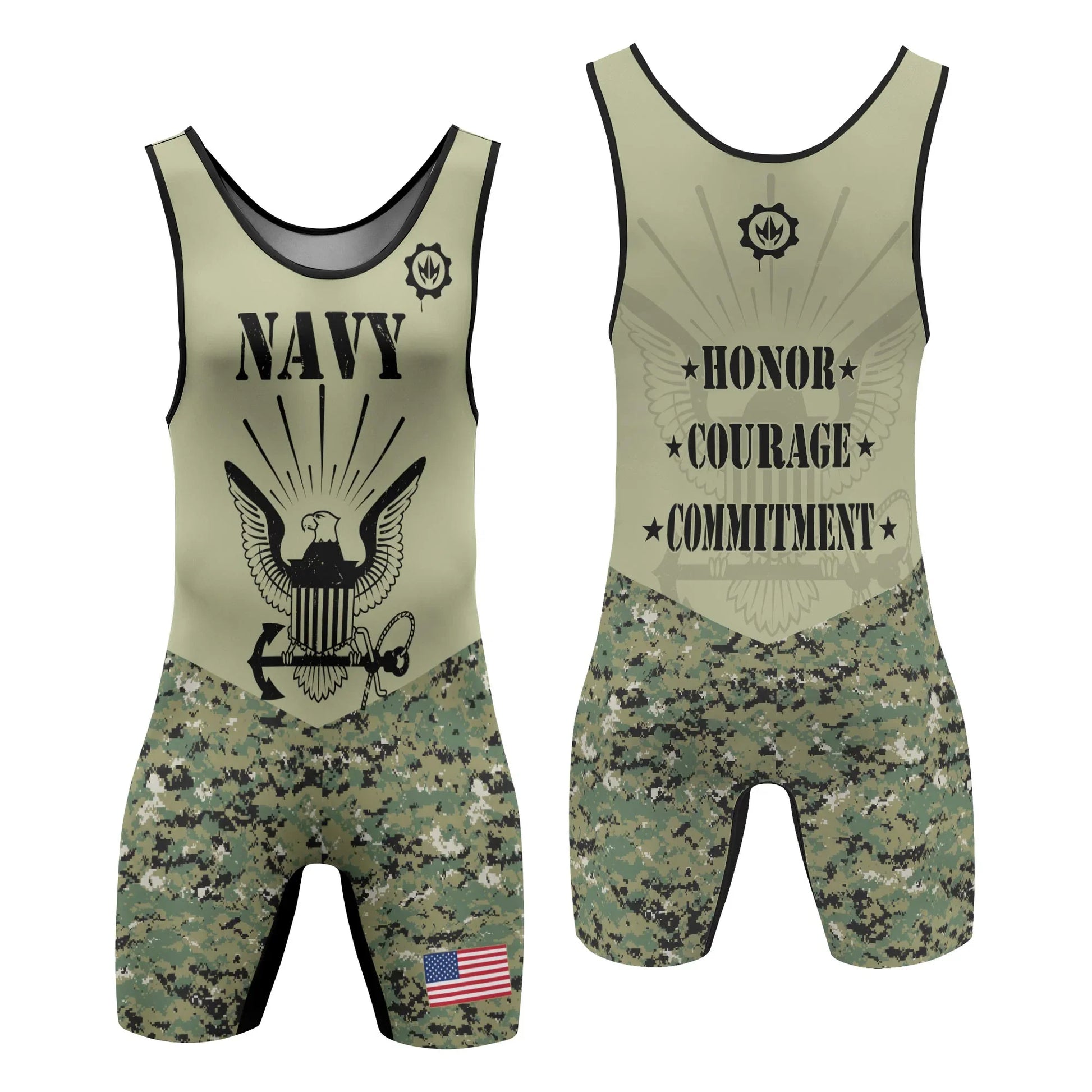 US Navy Wrestling Singlets