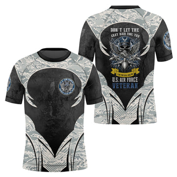US Skull Airforce Kids Rash Guard