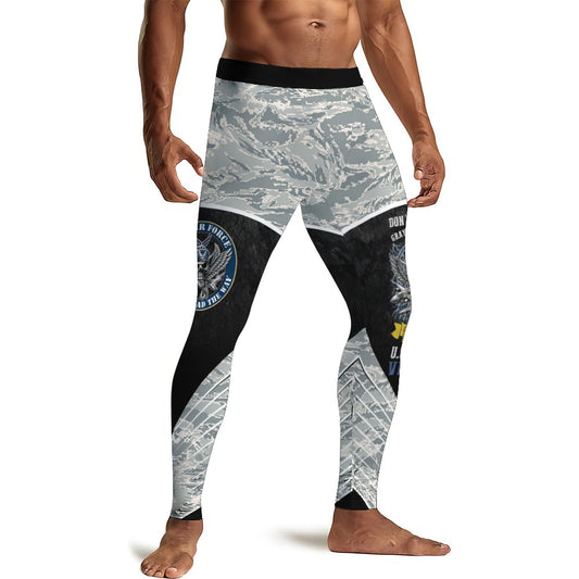 US Skull Airforce Men's Compression Leggings