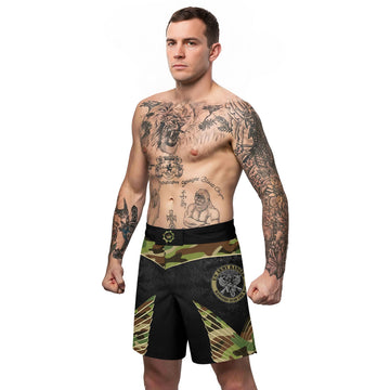 US Skull Army Fight Shorts