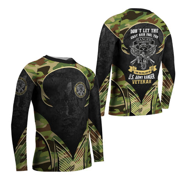 US Skull Army Kids Rash Guard