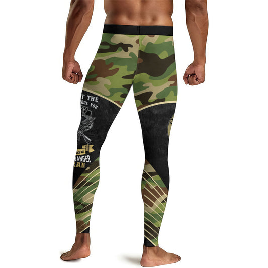 US Skull Army Men's Compression Leggings