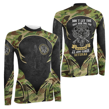US Skull Army Women's Long Sleeve Rash Guard