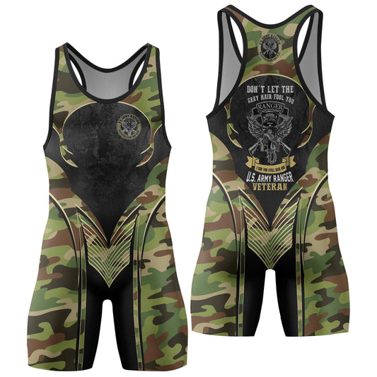 US Skull Army Wrestling Singlets
