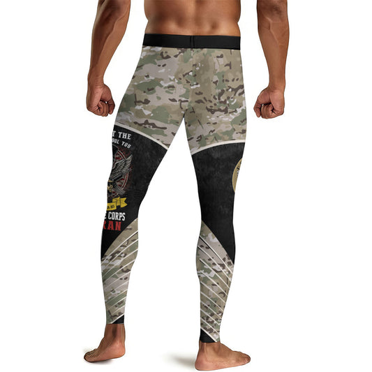 US Skull Marine Men's Compression Leggings
