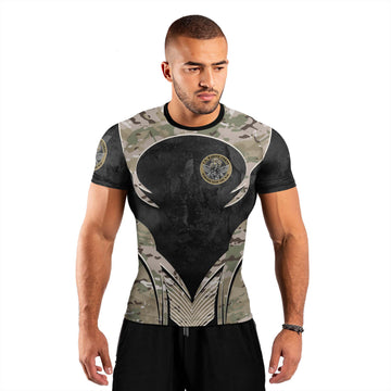 US Skull Marine Men's Short Sleeve Rash Guard