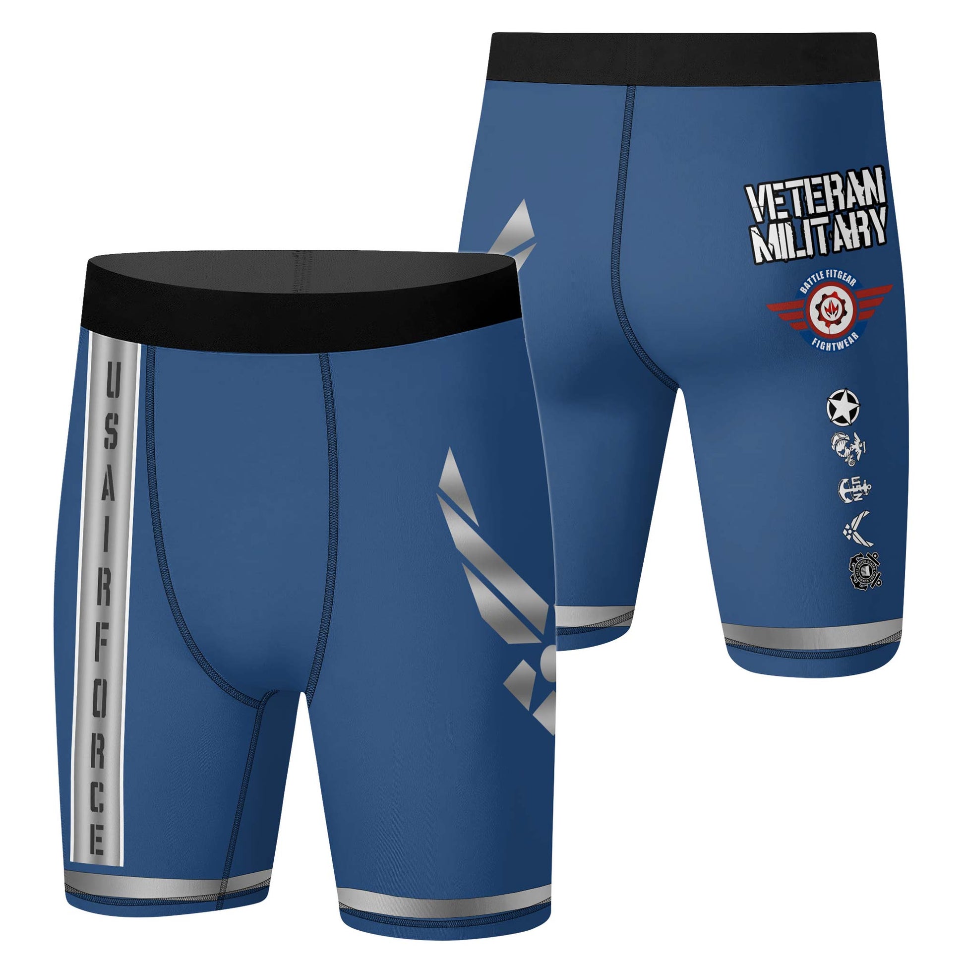 USA Air Force Veteran Compression Shorts