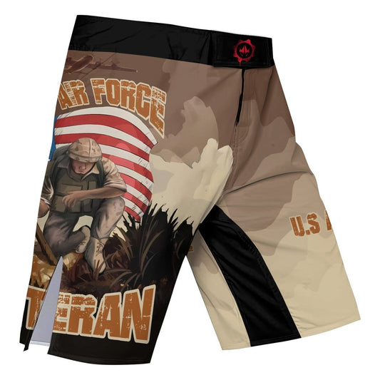 USA Air Force Veteran Fight Shorts - BattleFitGear