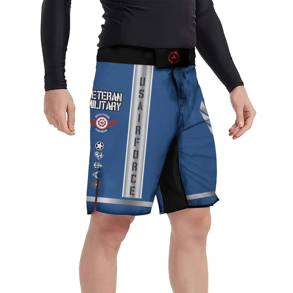 USA Air Force Veteran Military Fight Shorts | Compression Shorts