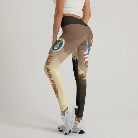 USA Air Force Veteran Leggings - BattleFitGear