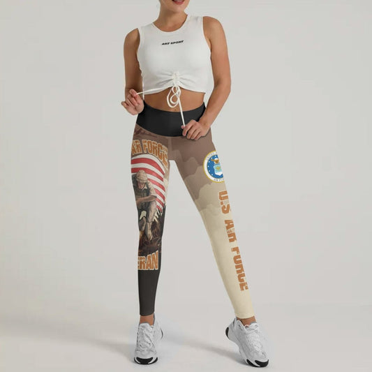 USA Air Force Veteran Leggings - BattleFitGear